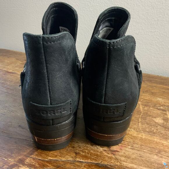 Sorel Lolla II Strap Stud Women's Boots Black size 7.5 - Picture 4 of 6